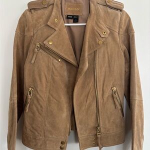 100% Genuine Suede Leather Jacket